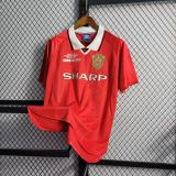 MUFC 1999 UCL Final Home Retro Jersey