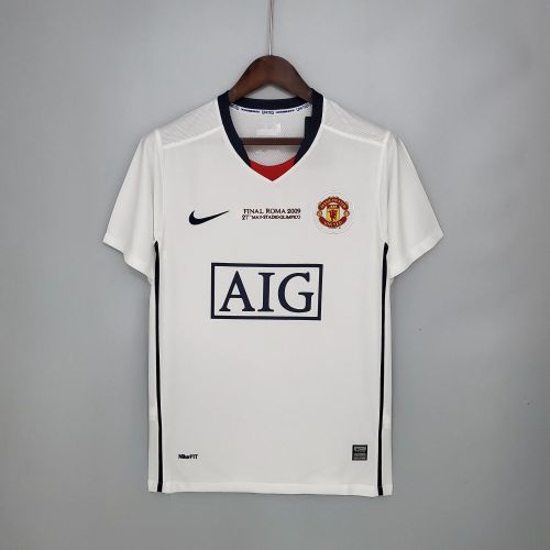 MUFC 2009 Final Roma Away Retro Jersey