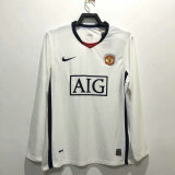 MUFC 2008/2009 Away Retro Long Sleeve Jersey