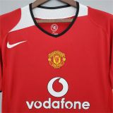 MUFC 2004/2006 Home Retro Long Sleeve Jersey