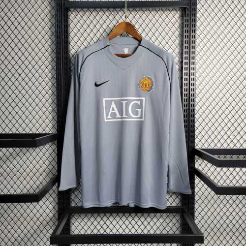 MUFC 2007/2009 Goalkeeper Retro Long Sleeve Jersey