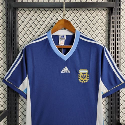 Argentina 1998 World Cup Away Retro Jersey