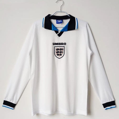 England 1995/1996 Home Retro Long Sleeve Jersey