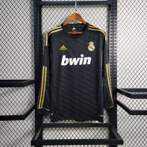 Real Madrid 2011/2012 Away Retro Long Sleeve Jersey