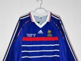 France 1998 World Cup Home Retro Long Sleeve Jersey