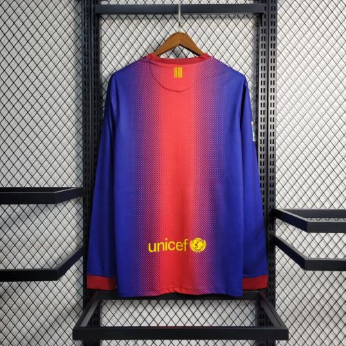 Barcelona 2012/2013 Home Retro Long Sleeve Jersey