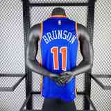 Men's 2024 Jalen Brunson Blue Team Jersey - City Edition