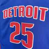 Men's 2023 Derrick Rose Blue Away Team Jersey