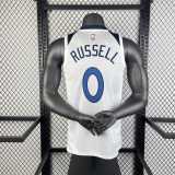 Men's 2023 D'Angelo Russell White Home Team Jersey