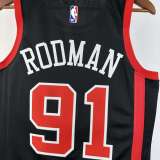 Men's 2024 Dennis Rodman Black Team Jersey - City Edition
