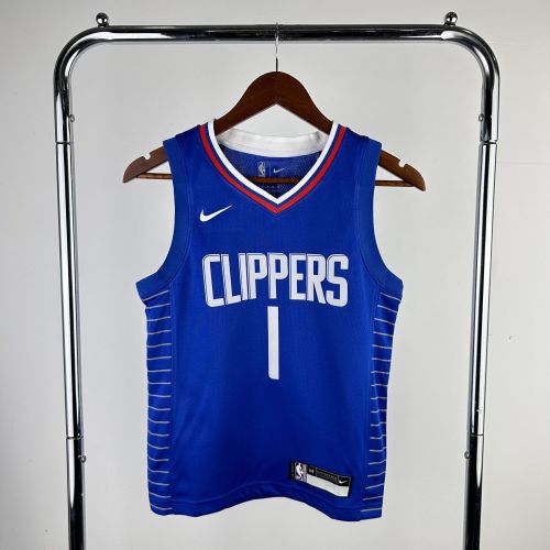 Youth James harden Blue Team Jersey