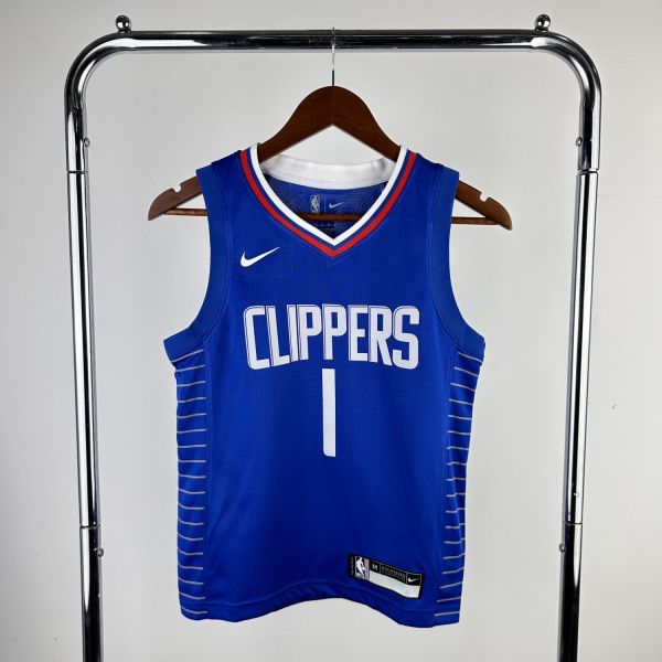 Youth James harden Blue Team Jersey