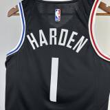 Men's 2023 James harden Black Team Jersey - City Edition
