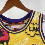 Men's M&N 1996/97 Kobe Bryant Yellow Retro Jersey