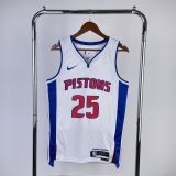 Men's 2023 Derrick Rose White Team Jersey