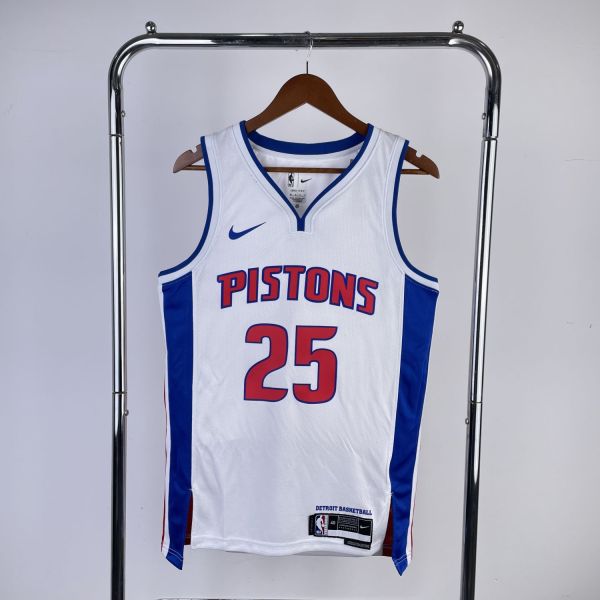 Men's 2023 Derrick Rose White Team Jersey
