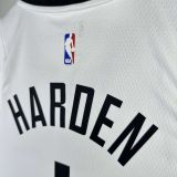 Men's 2021 James harden White Team Jersey