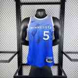Men's 2024 Anthony Edwards Blue Team Jersey - City Edition