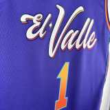 Men's 2024 Devin Booker Blue Team Jersey - City Edition