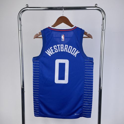 Men's 2023 Russell Westbrook Blue Away Team Jersey