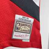 Men's M&N 1983/84 Clyde Drexler Red Retro Jersey