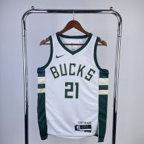 Men's 2023 Jrue Holiday White Home Team Jersey