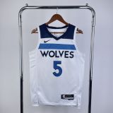 Men's 2023 Anthony Edwards White Home Team Jersey