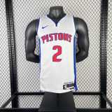 Men's 2023 Cade Cunningham White Team Jersey