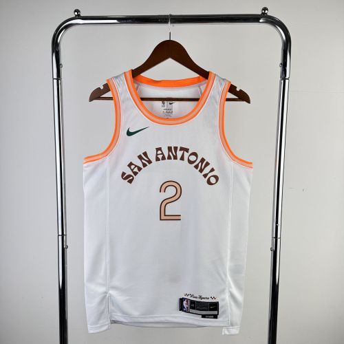 Men's 2024 Kawhi Leonard White Team Jersey - City Edition