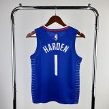 Youth James harden Blue Team Jersey