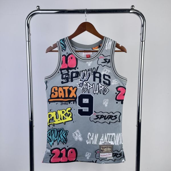 Men's M&N 2002/03 Tony Parker Retro Jersey