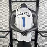 Men's 2023 Kyle Anderson White Home Team Jersey