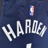Men's 2024 James harden Blue Team Jersey - City Edition