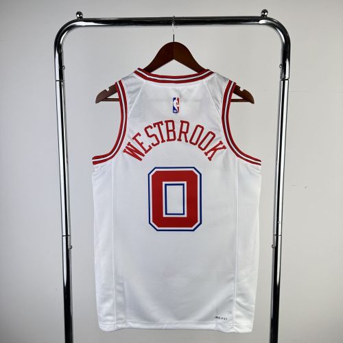 Men's 2024 Russell Westbrook White Team Jersey - City Edition