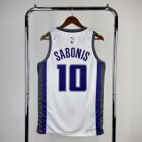 Men's 2023 Domantas Sabonis White Home Team Jersey