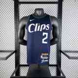Men's 2024 Kawhi Leonard Blue Team Jersey - City Edition
