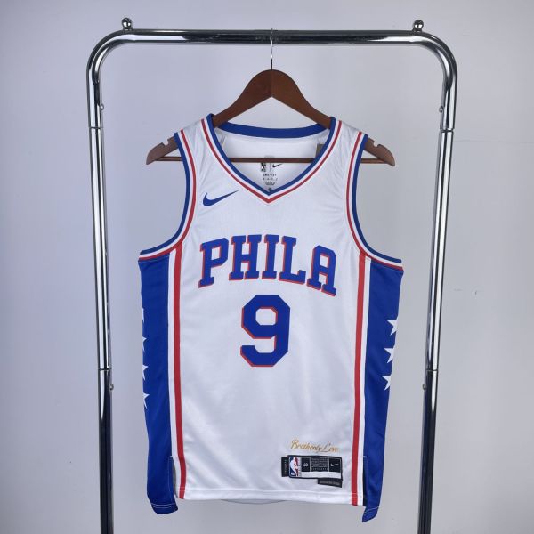 Men's 2023 Kelly Oubre Jr. Home White Team Jersey