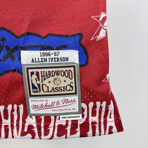 Men's M&N 1996/97 Allen Iverson Retro Jersey