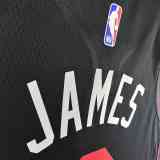Men's 2024 LeBron James Black Team Jersey - City Edition