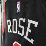 Men's 2024 Derrick Rose Black Team Jersey - City Edition