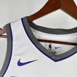 Men's 2023 Domantas Sabonis White Home Team Jersey