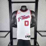 Men's 2024 Russell Westbrook White Team Jersey - City Edition