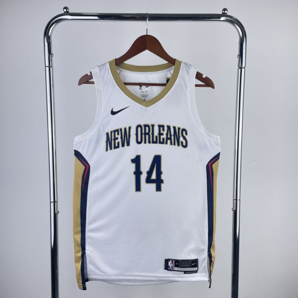 Men's 2023 Brandon Ingram White Home Team Jersey