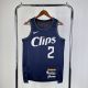 Men's 2024 Kawhi Leonard Blue Team Jersey - City Edition