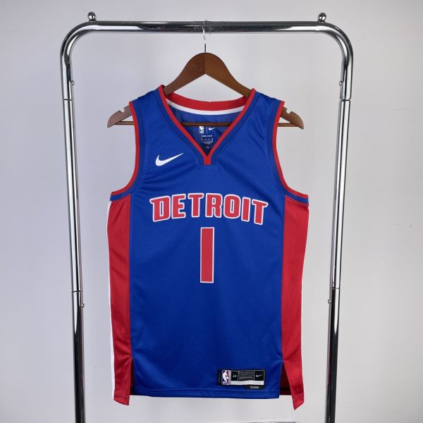 Men's 2023 Allen Iverson Blue Away Team Jersey