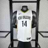 Men's 2023 Brandon Ingram White Home Team Jersey