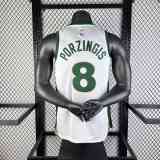 Men's 2024 Kristaps Porzingis White Team Jersey - City Edition