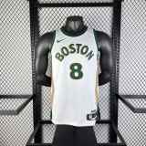 Men's 2024 Kristaps Porzingis White Team Jersey - City Edition