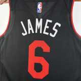 Men's 2024 LeBron James Black Team Jersey - City Edition