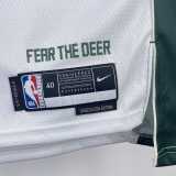 Men's 2023 Giannis Antetokounmpo White Home Team Jersey